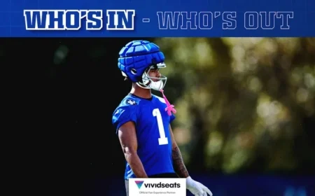 Colts’ Samson Ebukam Out for Week 8; Josh Downs Cleared from Concussion