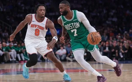 Celtics vs. Pistons live: Detroit edges ahead at halftime in home opener after Boston’s fast start