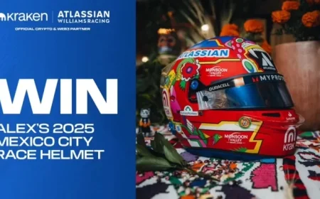 Enter to Win Alex Albon’s Mexico City Race Helmet Competition
