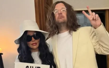 Kevin Bridges and Wife Delight Fans with Lennon and Yoko Halloween Costumes