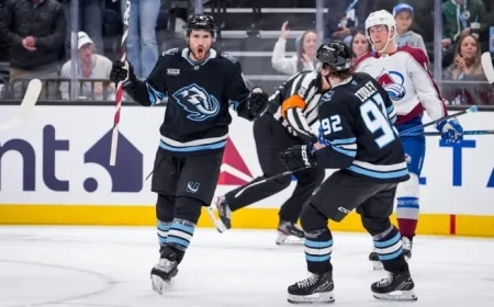 Mammoth Seek 7th Consecutive Win Against Jets in NHL Matchup