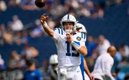 Colts Name Week 8 Backup Quarterback vs. Titans, Announces Shane Steichen