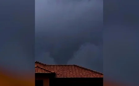 Tornado Melbourne: Werribee–Hoppers Crossing hit as rare twister cuts power to 25,000 on city’s wettest day in 18 months