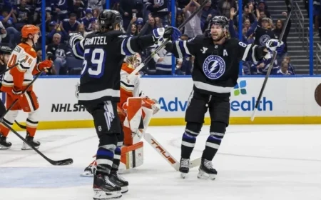 Kucherov Reaches 1,000 Points with Lightning, Among NHL’s Fastest