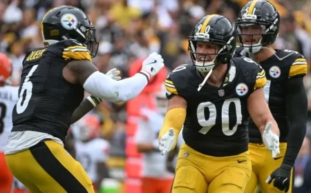 T.J. Watt and Fellow UW Alumni Shine for Steelers in 2025
