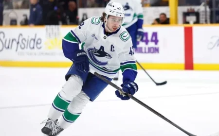 Canucks’ Hughes Faces Day-to-Day Status with Lower-Body Injury
