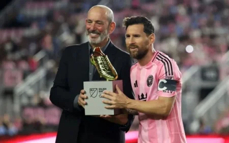 Messi Clinches Golden Boot with Two Goals in Miami Victory