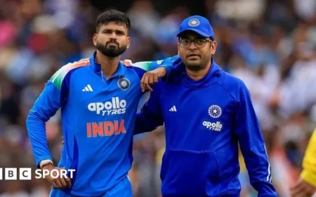 India’s Iyer Hospitalized with Serious Spleen Injury