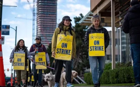 B.C. Striking Public Workers Secure Tentative Deal with Province