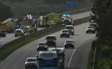 M5 Closed: Emergency Services Implement Complete Motorway Diversions
