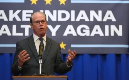 Indiana Governor Convenes Special Session to Redistrict House Seats Under Trump Pressure