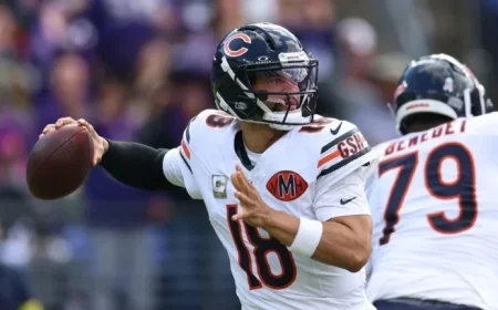 Bears Struggle with Red Zone, Penalties, and Williams’ Inaccuracy Against Ravens