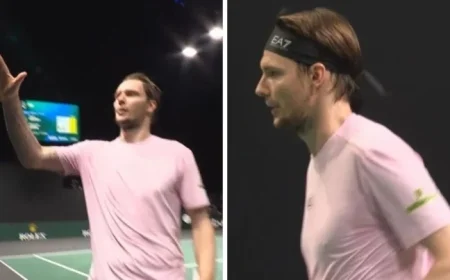 Alexander Bublik Snubs Handshake with Rival at Paris Masters