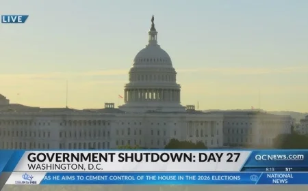 Government shutdown day 27: Senate returns with rival plans, no clear end date as Schumer and Trump trade pressure