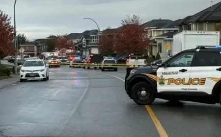 Shooting Near Three Schools in Abbotsford Injures Man Monday Morning