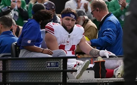 Cam Skattebo injury update: surgery completed after dislocated ankle, season outlook and what it means for the Giants