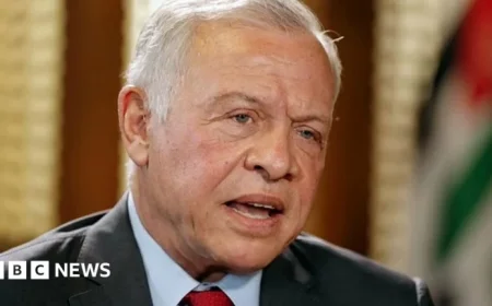 King of Jordan: International Troops Reluctant to Enforce Gaza Peace