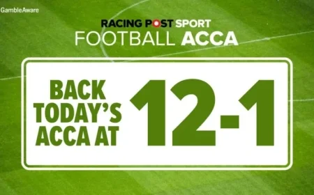 Monday’s Football Accumulator Tips: Bet 12-1 with bet365
