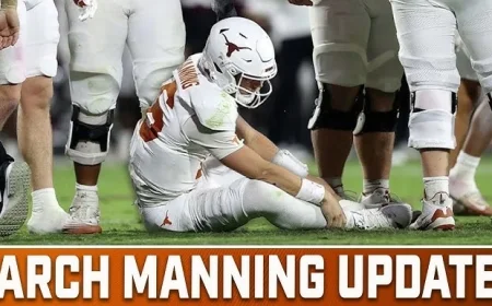 Arch Manning Injury Update: Texas QB in Concussion Protocol After OT Win at Mississippi State