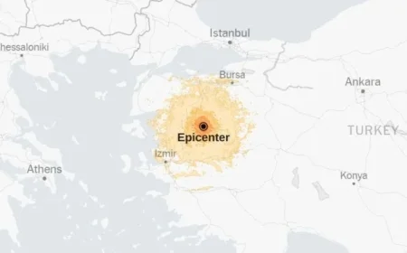 Map: 6.0-Magnitude Earthquake Hits Turkey
