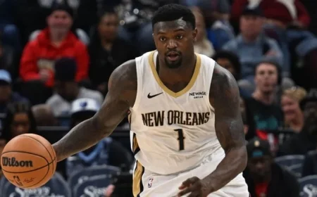 Pelicans Sideline Zion Due to Foot Bone Contusion