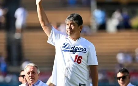 Hideo Nomo, Orel Hershiser to Deliver World Series Game 3-4 First Pitches