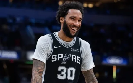 Spurs’ Julian Champagnie Sets ‘Hungry’ Standard in Starting Lineup Return