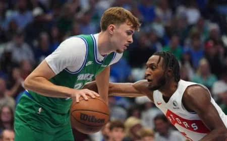 Raptors Witness Flagg’s Stellar Performance in Mavericks Loss