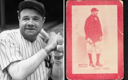 Babe Ruth’s 1914 Card Sells for Over $4M as a Rare Gem