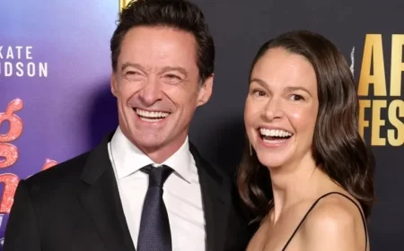 Hugh Jackman and Sutton Foster Debut on Red Carpet After Secret Romance