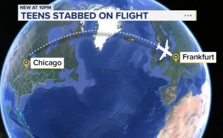 DOJ Charges Indian National in Lufthansa Flight Stabbing from Chicago to Germany