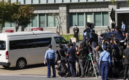 Japanese Defendant Confesses to Killing Ex-PM Abe in Court Debut