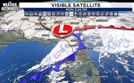 Cold Front Delivers Rain and Cooler Temperatures