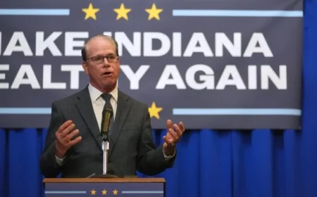 Indiana Governor Convenes Special Session for U.S. House Redistricting Battle
