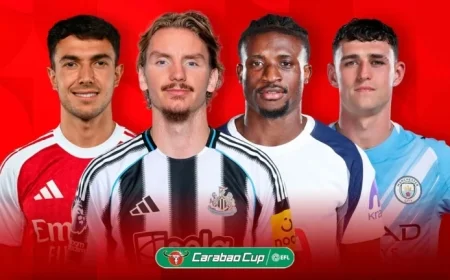 Arsenal, Liverpool, Man City Clash in Carabao Cup on Sky Sports