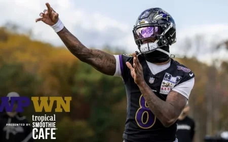 Lamar Jackson Boosts Perfect Attendance at Ravens Practice