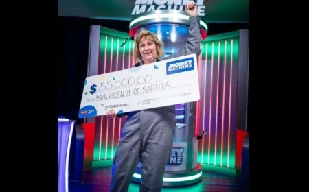Sarnia Woman Wins $55K in OLG Money Machine