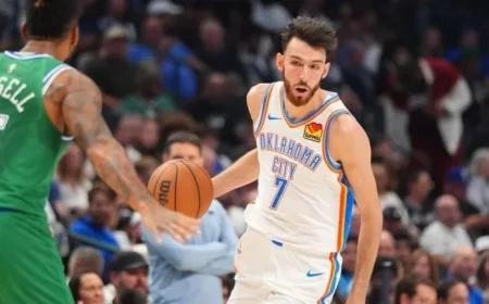 Holmgren Sidelined by Back Tightness for OKC vs. Kings Game