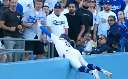 Kiké Hernandez Shines with Defensive Highlight in Dodgers’ Game 4