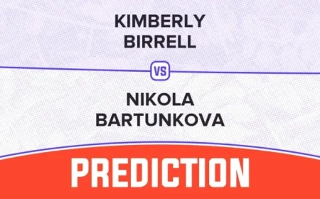 Kimberly Birrell vs Nikola Bartunkova: 2025 WTA Chennai Prediction