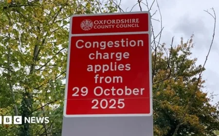 Oxford Grants Six-Week Grace Period for Congestion Charge Launch
