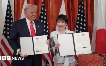 Trump Concludes Japan Visit with Sanae Takaichi Meeting