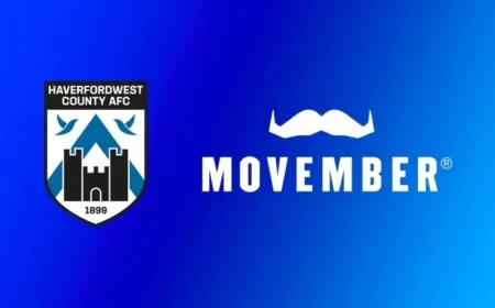 Haverfordwest County Backs Movember in Men’s Health Initiative