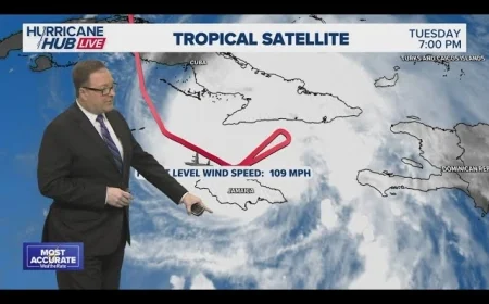 Hurricane Melissa tracker with live satellite: where the storm is now, latest winds, and who’s next