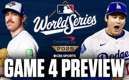 World Series Game 4: Blue Jays crack it open late, topple Dodgers 6–2 to level series 2–2