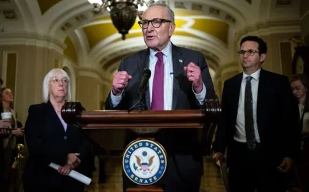 Schumer Blocks GOP Effort to Reopen Government Amid Unpaid Air Traffic Controllers