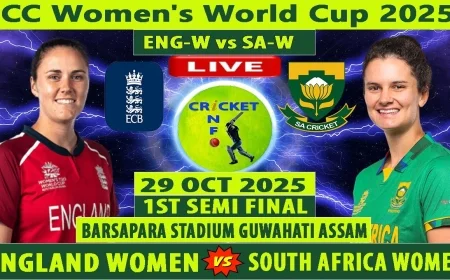 South Africa Women vs England Women live today: World Cup semi-final tilt swings early after bold toss call