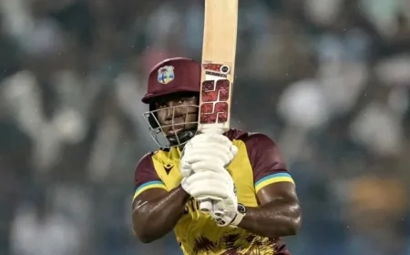 Powell Shines with Match-Winning Performance in 100th T20I