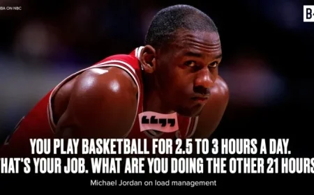 Michael Jordan Criticizes NBA Load Management, Cites Iconic Flu Game