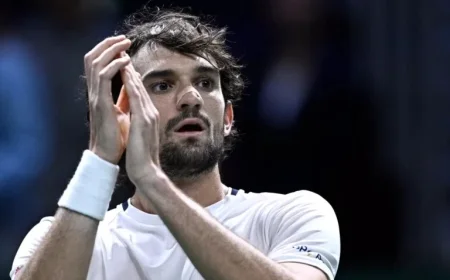 Valentin Vacherot Faces Cousin Arthur Rinderknech in Paris Masters Showdown